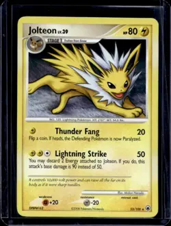 2008 Pokemon Diamond & Pearl Majestic Dawn Jolteon #23/100 - Image 1