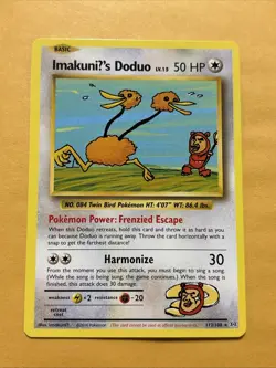 ImakuniU's Doduo 112/108 XY Evolutions Secret Rare Pokemon TCG 2016 Lp - Image 1