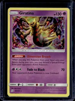 2019 Pokemon SM Unified Minds Giratina Holo #86/236 - Image 1