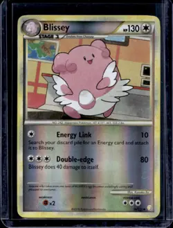 2010 Pokemon HeartGold & SoulSilver Blissey Reverse Holo #36/123 - Image 1