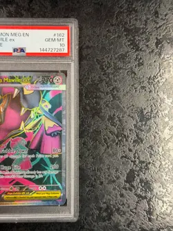 2025 POKEMON MEGA EVOLUTION EN MEGA MAWILE ex ULTRA RARE #162 GEM MT 💎 PSA 10 - Image 2