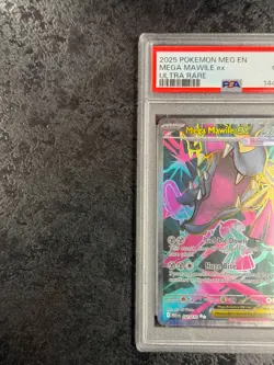 2025 POKEMON MEGA EVOLUTION EN MEGA MAWILE ex ULTRA RARE #162 GEM MT 💎 PSA 10 - Image 3