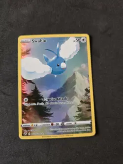 Pokemon Swablu GG27/GG70 Crown Zenith Galarian Gallery holo Illustration rare - Image 1
