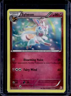 2014 Pokemon XY Trainer Kit Sylveon Half Deck Reverse Holo #30/30 - Image 1