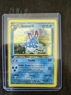 Pokemon TCG Azumarill Neo Genesis 2/111 First Edition - Image 1