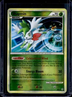 2010 Pokemon HeartGold & SoulSilver Unleashed Shaymin Reverse Holo #8/95 - Image 1