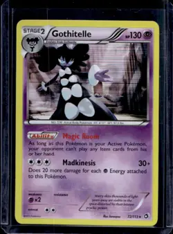 2013 Pokemon Black & White Legendary Treasures Gothitelle Holo #72/113 - Image 1