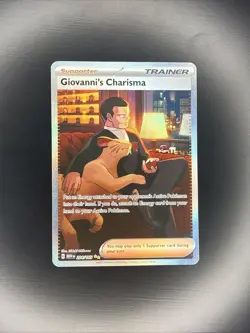 Giovanni’s Charisma 204/165 Illustration Rare – SV 151 Pokemon English - Image 1