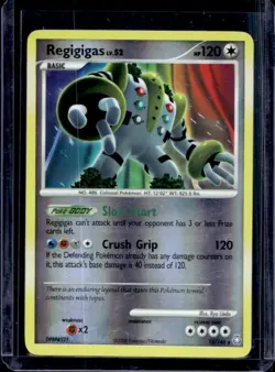 2008 Pokemon Diamond & Pearl Legends Awakened Regigigas Reverse Holo #15/146 - Image 1