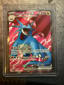 Pokemon TCG Salamence Ex Ultra Rare 177/159 Journey Together Near Mint - Image 1