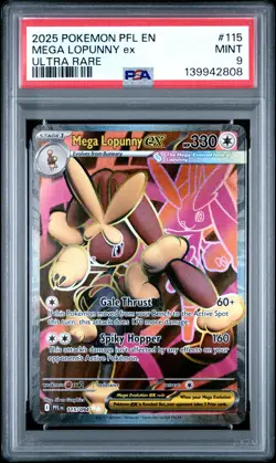 Mega Lopunny EX 115/094 Ultra Rare Pfl En-phantasmal Flames Pokemon PSA 9 - Image 1