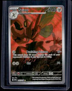 2023 Pokemon SV Obsidian Flames OBF EN Scizor #205/197 - Image 1