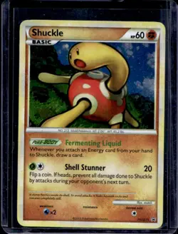 2010 Pokemon HGSS Black Star Promos Shuckle #HGSS15 - Image 1