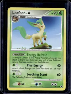 2009 Pokemon Platinum Rising Rivals Leafeon #45/111 - Image 1