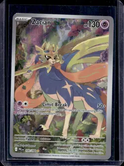 2025 Pokemon Phantasmal Flames Zacian Illustration Rare #100/094 - Image 1