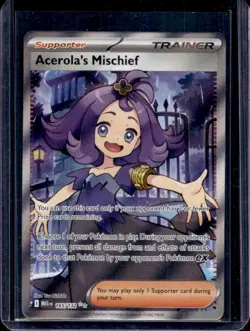 2025 Pokemon Mega Evolution Acerola's Mischief Ultra Rare #165/132 - Image 1