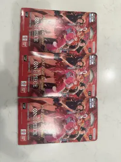One Piece TCG Heroines Edition EB-03 English Sleeved Booster Pack - Lot of 3 New - Image 1