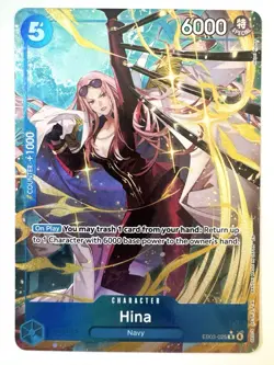 Hina (Alternate Art) EB03-025 Extra Booster: One Piece Heroines Edition Foil - Image 1