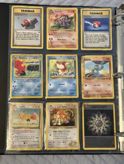 Vintage Pokemon Card Collection Damaged - Image 2