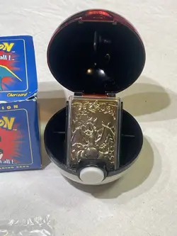 🔥 Pokemon - 1999 Burger King 23k gold plated trading card - #06 Charizard - Image 4