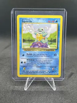 Squirtle 63/102 Base Set Unlimited Common Card 1999 - Image 1