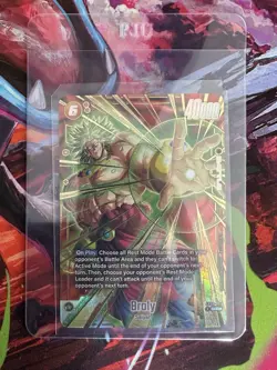 Bandai Broly Secret Rare Foil Battle FB08-122 Dragon Ball Super Card Game - Image 4