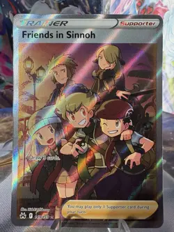 Pokemon TCG Crown Zenith Friends in Sinnoh Full Art Holo Ultra Rare Card 149/159 - Image 2