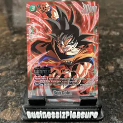 Son Goku FB05-053 Alternate Art WINNER Foil Dragon Ball Super Card Game | LP - Image 1