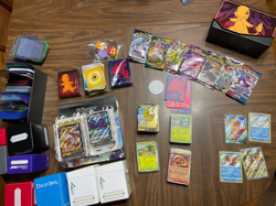 Pokemon Trading Card Game TCG Lot Packs, Decks, Charmander and Accessories - Image 1