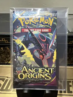 POKEMON XY ANCIENT ORIGINS Sealed 10-Card BOOSTER PACK (Rayquaza Art) - Image 2