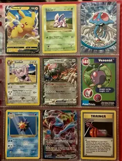 Vintage Pokemon Card Collection - No Binder Lot 5 Pages - Holo - Modern LP/NM - Image 5