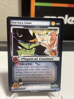 DBZ CCG Warriors Clash GB8 Limited Foil Dragon Ball Z Capsule Corp Score Card - Image 1