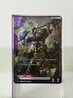 GD02-054 Gundam Barbatos 1st Form LR Gundam TCG Card Game Alternate Art Bandai - Image 1