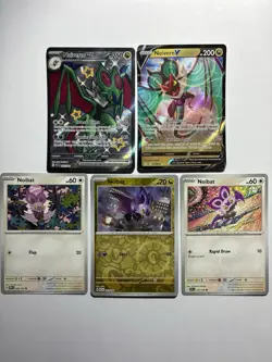 Noivern Pokemon Card Lot – Noivern V Full Art, Noibat Holo – NM/LP Gift Set - Image 1