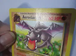 AERODACTYL POKEMON CARD 16/62 FOSSIL NON HOLO LIGHTLY PLAYED EX - Image 3