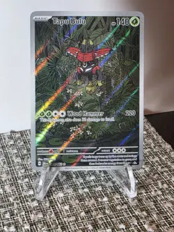 Pokemon TCG Tapu Bulu Holo Illustration Rare Card 065/064 Shrouded Fable - Image 1