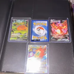 Pokemon Charizard V, VMAX, VSTAR Holo Card Lot 4x Sword & Shield English TCG - Image 1