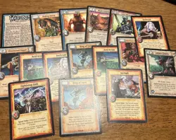 Warlord Saga Of The Storm CCG 16 card lot - Image 1