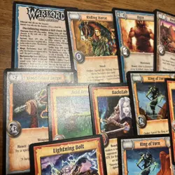 Warlord Saga Of The Storm CCG 16 card lot - Image 2