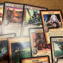 Warlord Saga Of The Storm CCG 16 card lot - Image 3
