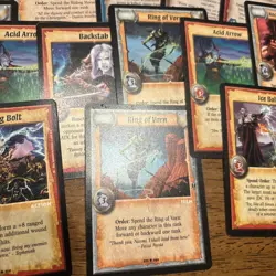 Warlord Saga Of The Storm CCG 16 card lot - Image 5