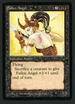 ***English Fallen Angel*** MTG Legends Magic Kid Icarus - Image 1