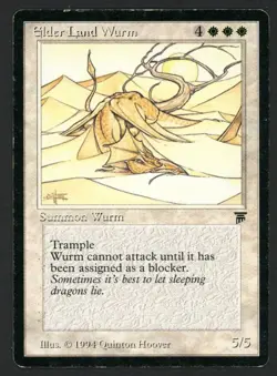 ***English Elder Land Wurm*** MTG Legends Magic Kid Icarus - Image 1