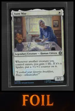 MTG Marvel's Spider-Man #3 Aunt May Foil - Image 1