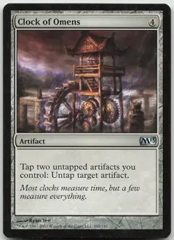 Clock of Omens Uncommon Magic 2013 (M13) LP MTG - Image 1