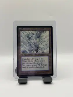 MTG, Glacial Chasm Lightly Played Ice Age Regular - Image 1