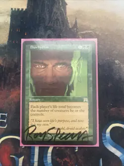 Biorhythm Onslaught Signed Autographed - Image 1