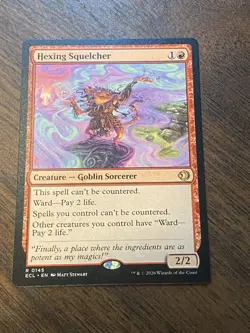 WotC MAGIC the Gathering LORWYN ECLIPSED unplayed mint rare HEXING SQUELCHER - Image 1