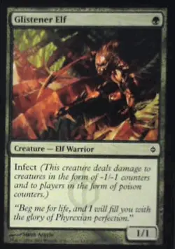 Glistener Elf - New Phyrexia: #111, Magic: The Gathering Nm R203 - Image 1