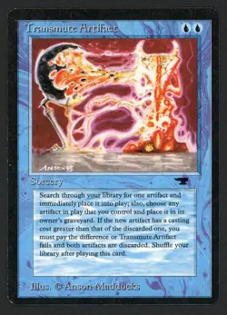 ***Transmute Artifact*** MTG Antiquities Magic Kid Icarus - Image 1